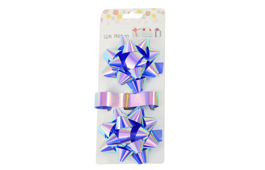 3.5in Star bow/ribbon (2+1) combination set