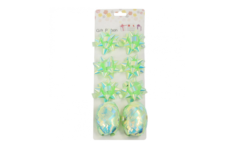 2in Star bow/ribbon egg (6+2) packaging combination