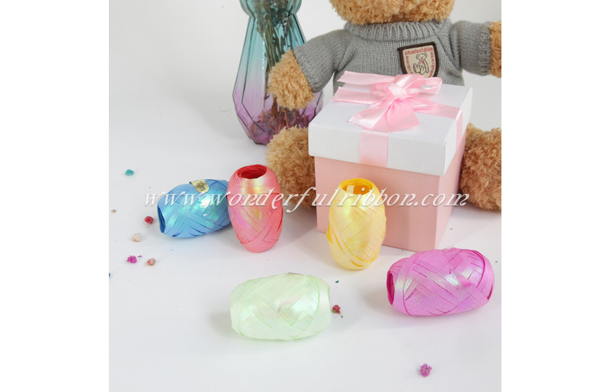 Iridescent Glitter Ribbon Egg